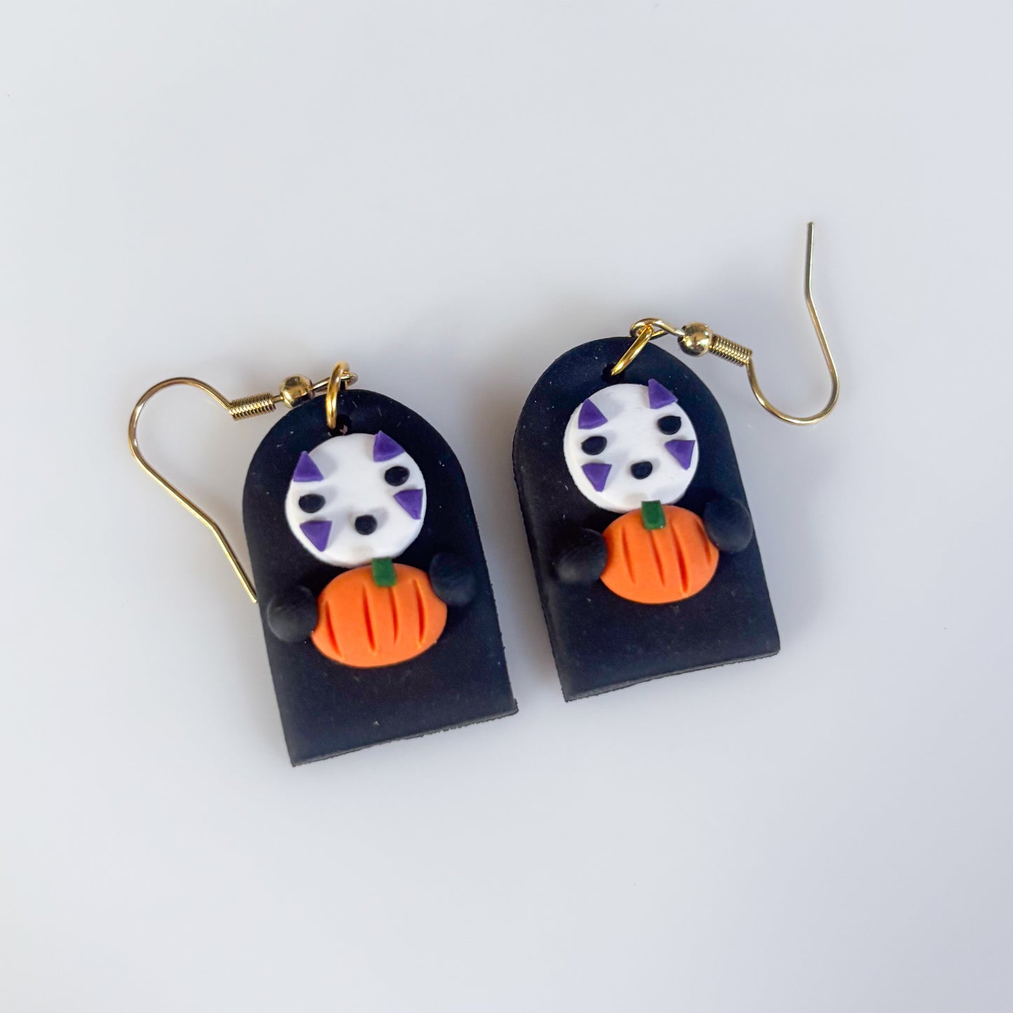 PUMPKIN NO FACE EARRINGS