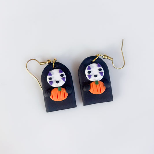 PUMPKIN NO FACE EARRINGS