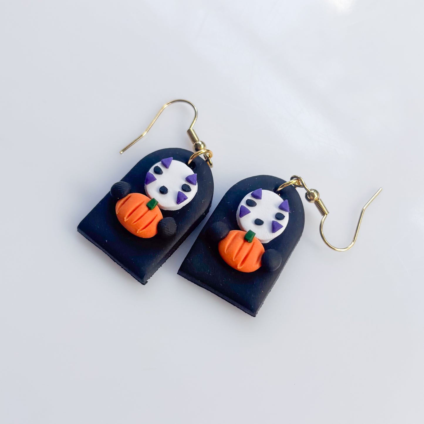 PUMPKIN NO FACE EARRINGS