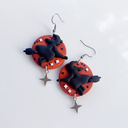 WITCH SILHOUETTE EARRINGS