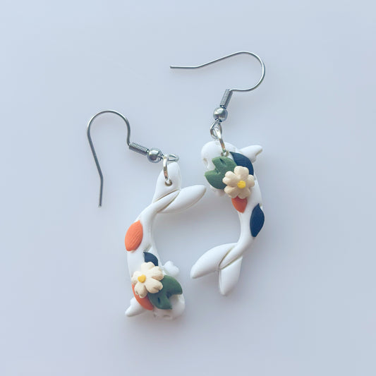 RIVER KOI FISH EARRINGS (MINI)