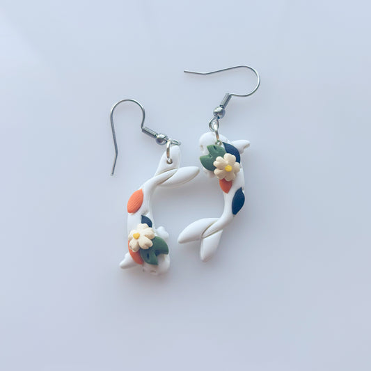 RIVER KOI FISH EARRINGS (MINI)