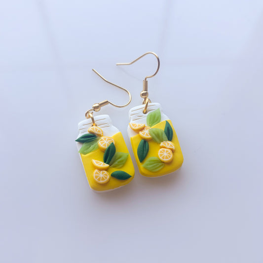 LEMONADE JAR EARRINGS