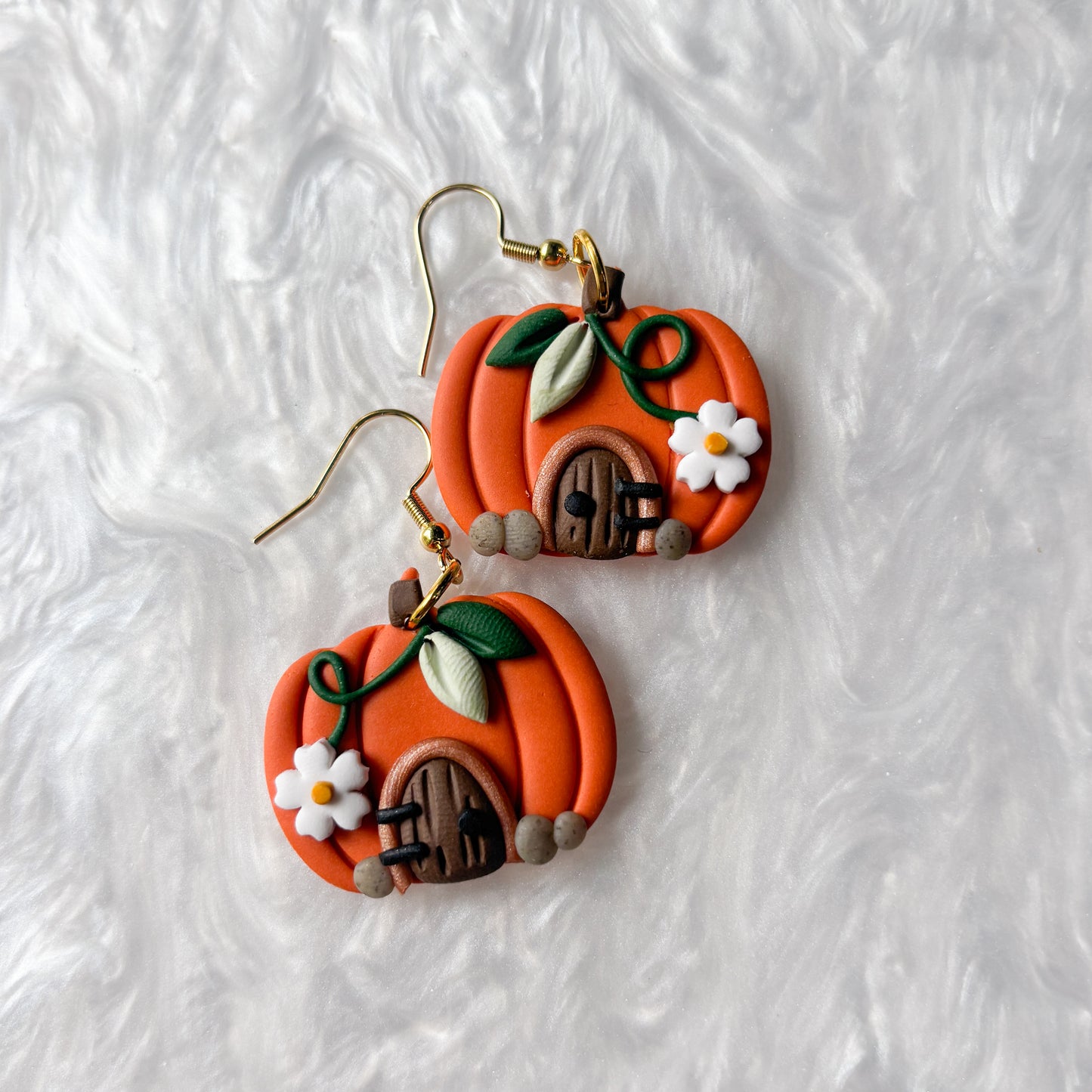 PUMPKIN COTTAGE EARRINGS
