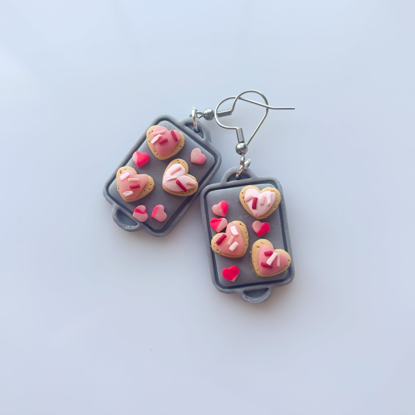 HEART SUGAR COOKIE TRAY EARRINGS
