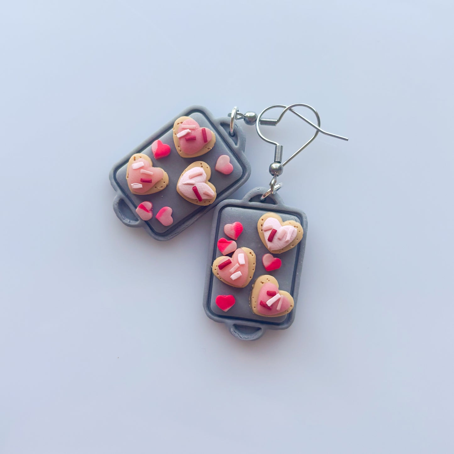 HEART SUGAR COOKIE TRAY EARRINGS