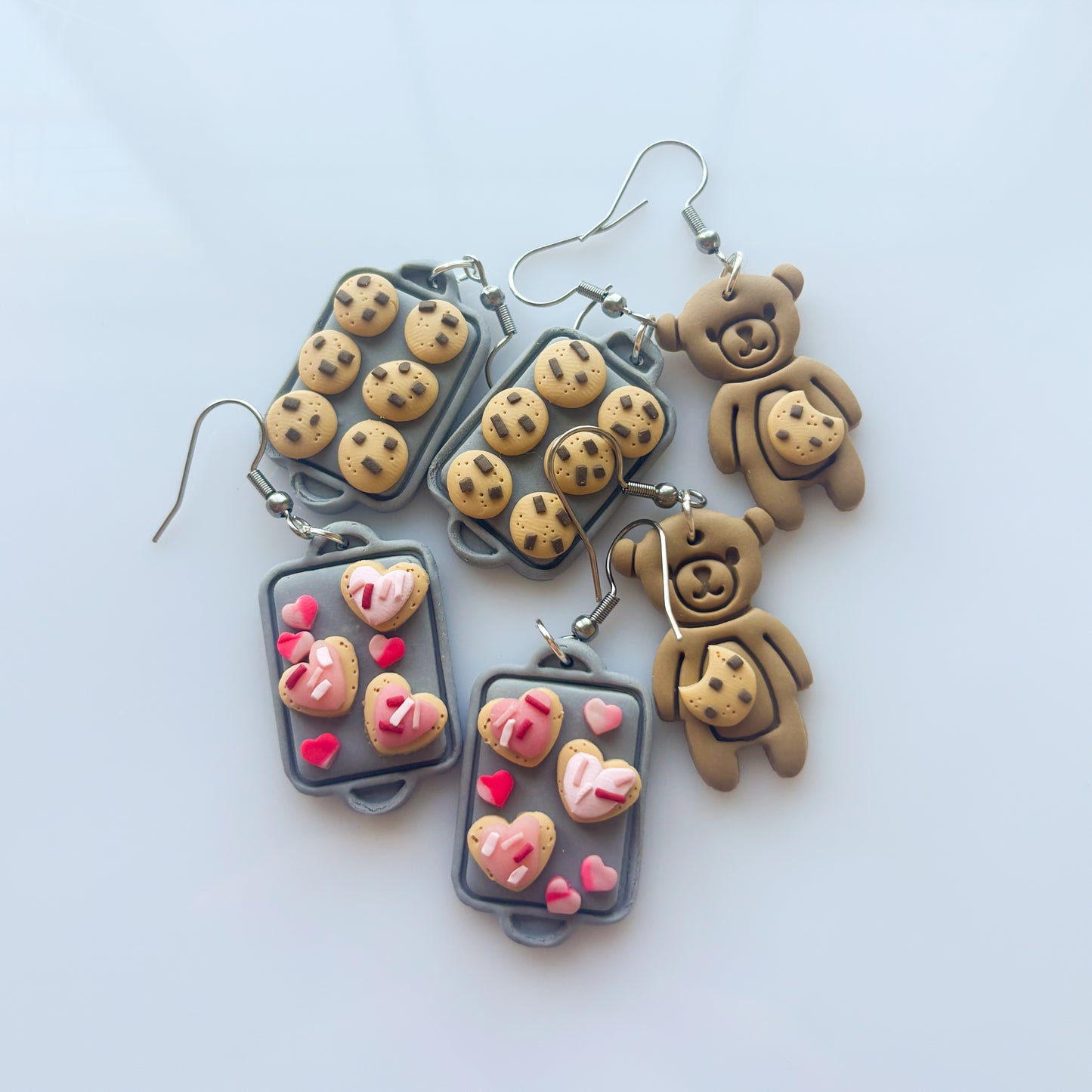 HEART SUGAR COOKIE TRAY EARRINGS