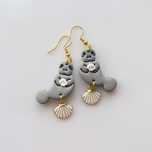 MANATEE EARRINGS