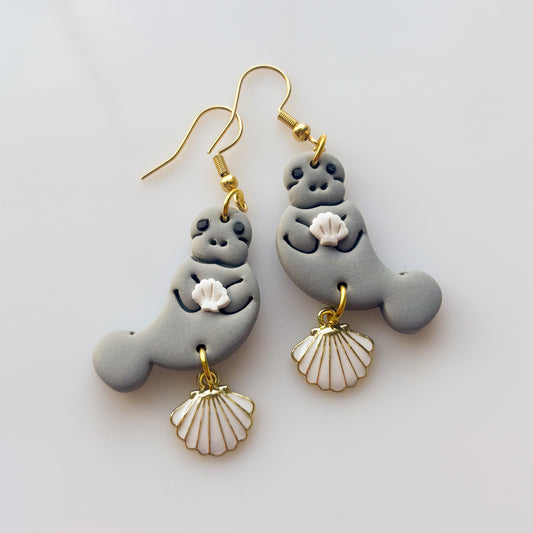MANATEE EARRINGS