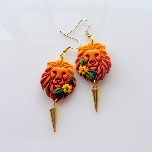 LION EARRINGS