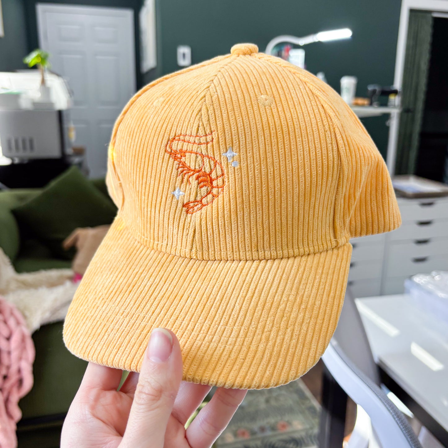 SHRIMP CORDUROY CAP