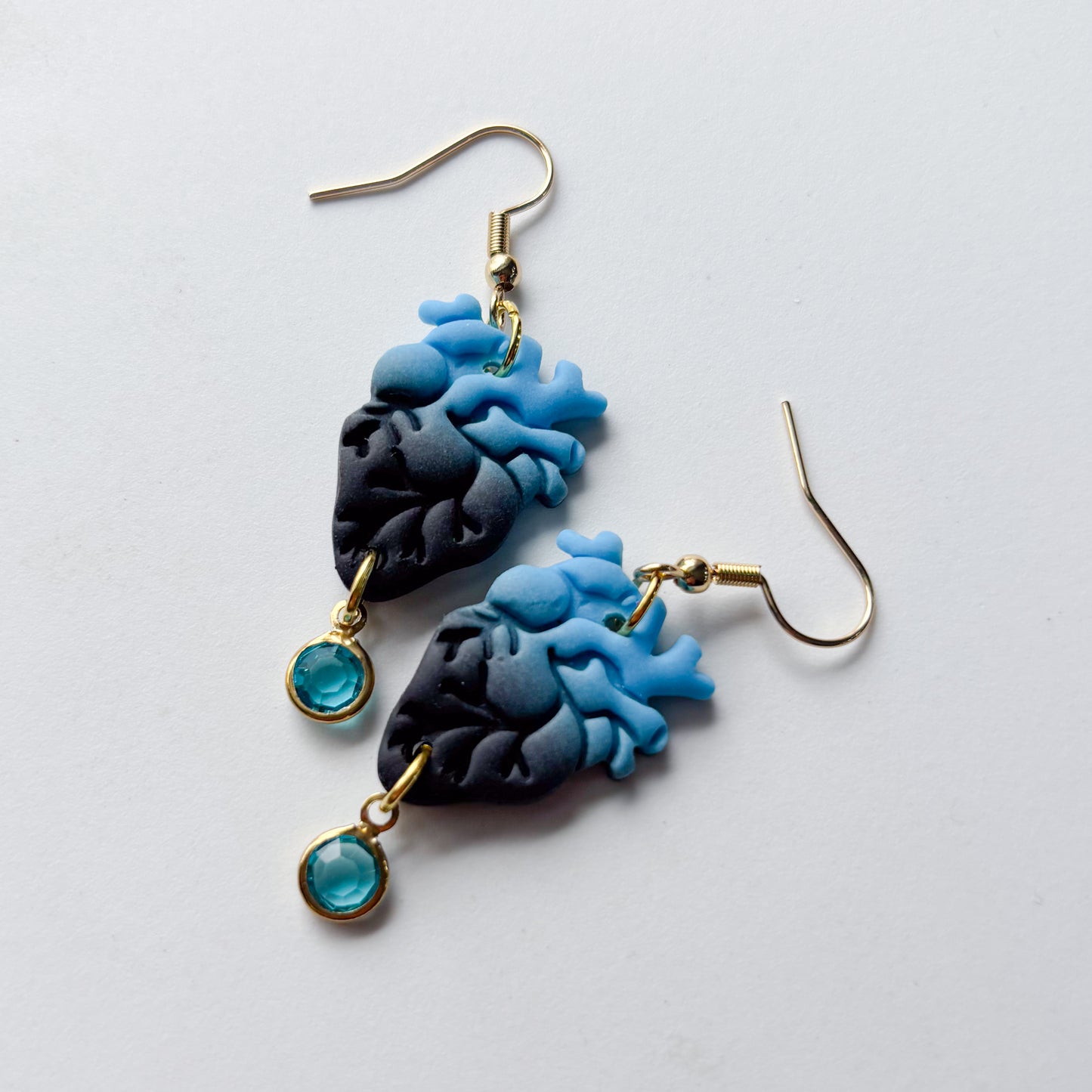 FROST ANATOMICAL HEART EARRINGS