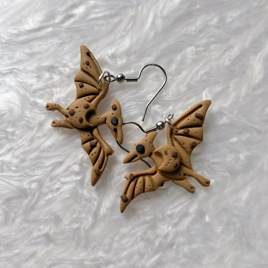 COOKIE DINO EARRINGS (PTERODACTYL)