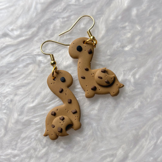 COOKIE DINO EARRINGS (BRONTO)