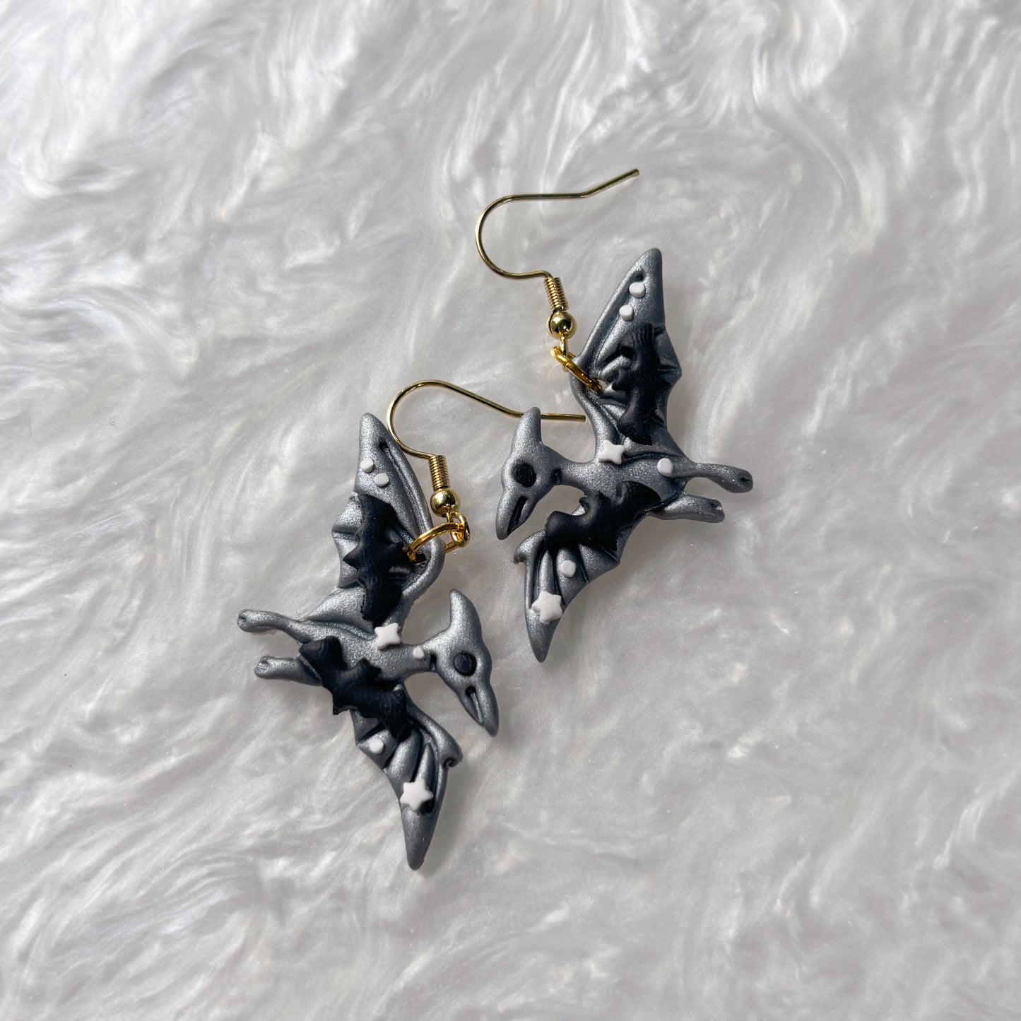 BAT DINO EARRINGS (PTERODACTYL)